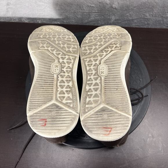 Red Wing Men's Size 9 D Cross Lite Brown Lace Up Chukka Boots Aluminum Toe - Picture 8 of 9